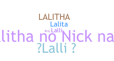 Becenév - Lalitha