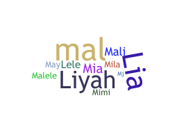 Becenév - Maliyah