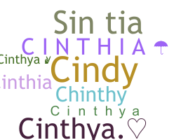 Becenév - Cinthya