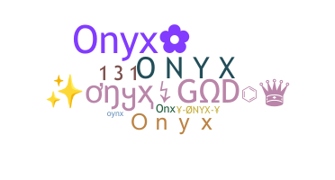 Becenév - Onyx
