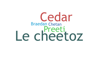 Becenév - Cheeto