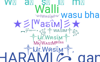 Becenév - Wasim