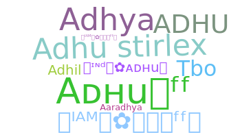 Becenév - Adhu
