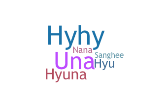 Becenév - Hyuna