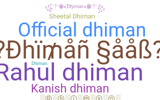 Becenév - Dhiman