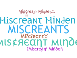 Becenév - MIScreant