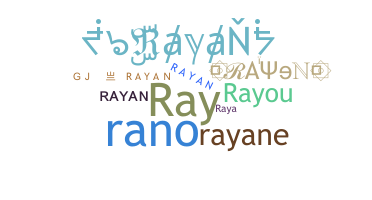 Becenév - Rayan