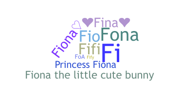 Becenév - Fiona