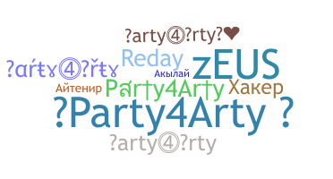 Becenév - Party4Arty