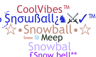 Becenév - Snowball