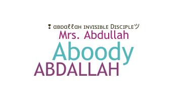 Becenév - Abdallah