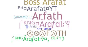 Becenév - Arafath