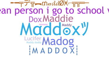 Becenév - Maddox