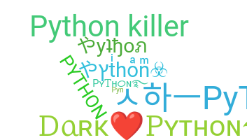 Becenév - Python