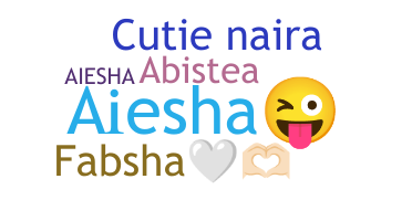 Becenév - Aiesha