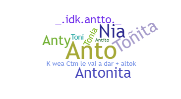 Becenév - Antonia