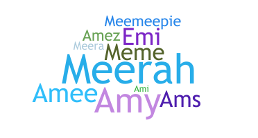Becenév - Ameerah