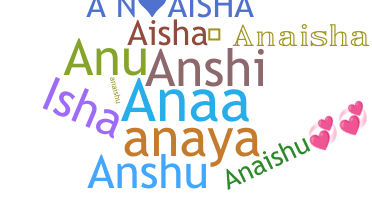 Becenév - Anaisha