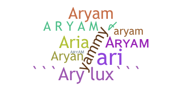 Becenév - Aryam