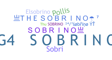 Becenév - Sobrino