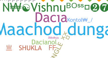 Becenév - Dacia