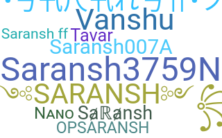 Becenév - Saransh