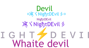 Becenév - Nightdevil