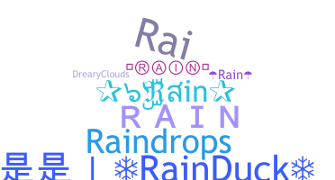 Becenév - Rain