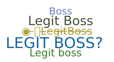 Becenév - Legitboss