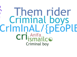 Becenév - Criminalboys
