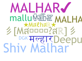 Becenév - Malhar