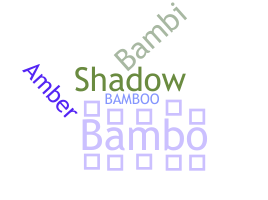 Becenév - Bambo