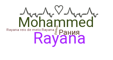 Becenév - Rayana