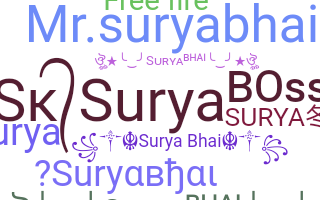 Becenév - Suryabhai