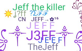 Becenév - Jeff