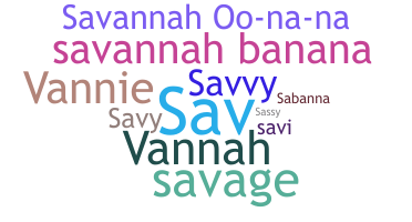 Becenév - Savannah
