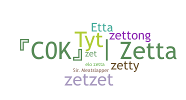 Becenév - Zetta