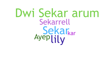 Becenév - Sekar