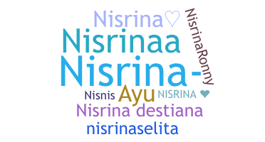 Becenév - Nisrina