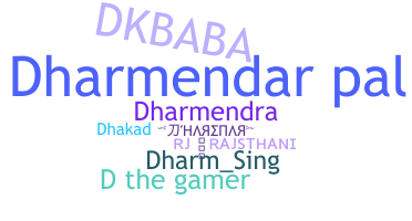 Becenév - Dharmendar