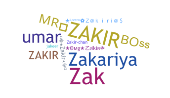 Becenév - Zakir