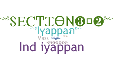 Becenév - Iyappan