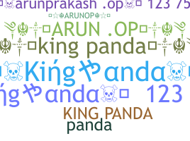 Becenév - KingPanda