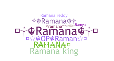Becenév - Ramana
