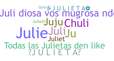 Becenév - Julieta