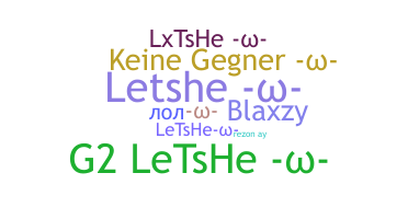 Becenév - Letshe