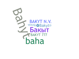 Becenév - bakyt