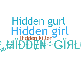 Becenév - hiddengirl