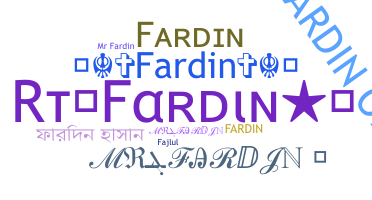 Becenév - Fardin