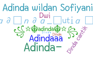 Becenév - Adinda